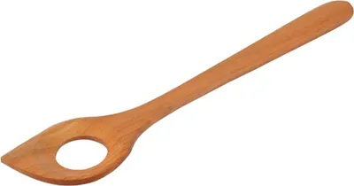Produktbild von Löffel Kochlöffel Rührlöffel spitz mit Loch - aus Kirschholz L 30 cm