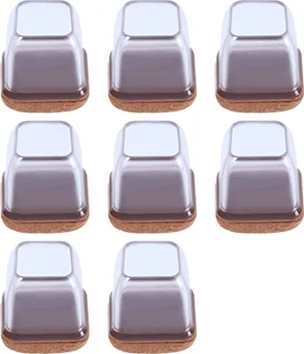 Produktbild von 8-teilige Stuhlbein-Bodenschoner mit Filz-Stuhlbeinkappen, Moebelbeinfuesse, Schutzabdeckung, schuetzt Hartholzboden, keine Laermkratzer