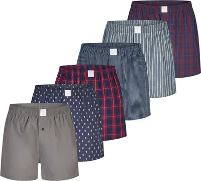 Produktbild von MG-1 Herren Boxer Classics 6-Pack sortiert2 - Größe XXL