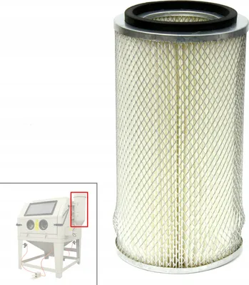 Produktbild von Wymienny filtr powietrza LUXTOM | do kabiny do piaskowania, 350L, 420L, 990L
