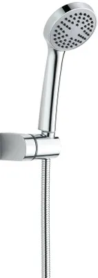 Produktbild von Chrom Duschset aus Rostfreiem Stahl, 1500 mm, Anti-Kalk, 1 Funktion, Punktbrause