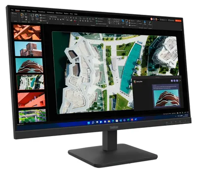 Produktbild von Lenovo ThinkVision S27-4e Monitor, 68,6 cm (27"), 1920 x 1080 Pixel, Full HD, LCD, 6 ms, Schwarz