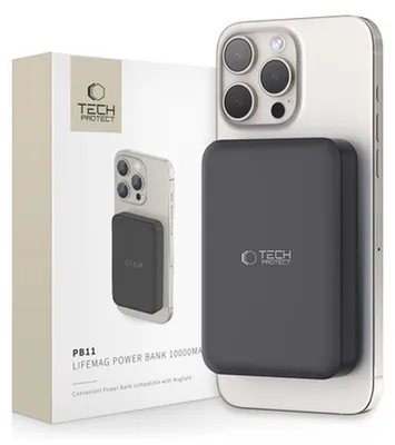 Immagine prodotto di Tech-Protect Pb11 Lifemag Magsafe Power Bank 10000Mah Nero