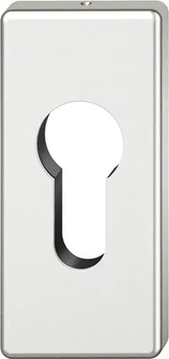 Produktbild von FSB Zylinderrosette 17 1778 eckig, Aluminium silber eloxiert