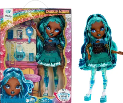 Immagine prodotto di Rainbow High Sparkle & Shine Doll- Teal, bambola fashion, femmina, 4 anni/anni, bambino/ragazza, 280 mm, Multicolore