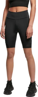 Obrázok produktu pre Urban Classics TB4354 | Dámske cyklistické šortky Tech Mesh s vysokým pásom - farba: čierna - veľkosť: XL