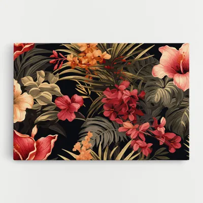 Produktbild von ARTHUB® Leinwandbild 50x70 cm, Exotic Flower Plant | Wohnzimmerdekoration, Hängende Bilder, Wanddekoration, Heimdekoration, Blumen, Exotische Blumen