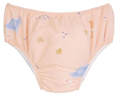 Produktbild von Schwimmwindel für Babys mit UV-Schutz UPF 50+, wiederverwendbar, 6–12 Monate, Seahorse