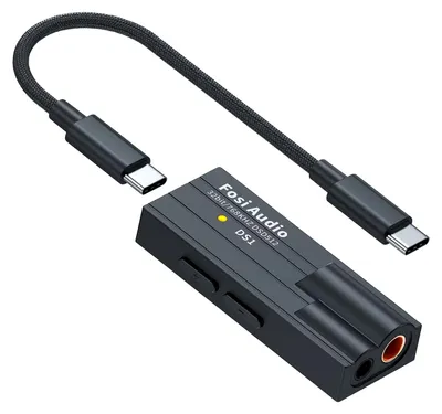 Produktbild von USB-DAC-Kopfhörerverstärker – USB-C-DAC mit 3,5-mm- und 4,4-mm-Ausgängen – Kompakt