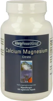 Produktbild von Allergy Research Group Calcium Magnesium Citrate – 100 Kapseln
