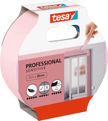 Image de tesa Crêpe de peintre Precision Sensitive ruban de masquage, 38 mm x 25m