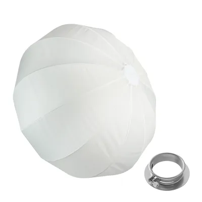 Productafbeelding van Walimex pro Essential Ballon Softbox 65cm + softboxadapter voor Profoto (buitendiameter 15,2 cm), snel opklappende 360° lichtdiffusor, Bowens adapter, compatibel met alle gangbare flitsers
