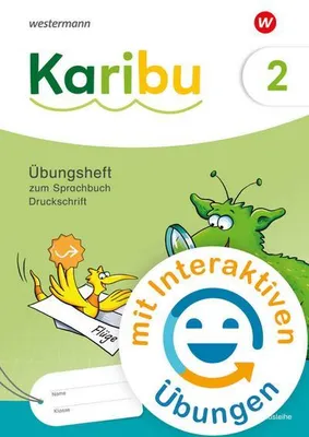 Produktbild von Karibu 2. Übungsheft 2 Druckschrift mit interaktiven Übungen zum Sprachbuch 2