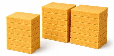 Immagine prodotto di 90 pezzi Spugna per auto Set di spugne per piastrelle Spugna universale Spugna per pulizia Jumbo