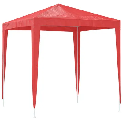 Produktbild von vidaXL Party-Zelt 200 x 200 x 240 cm Rot PE und Stahl