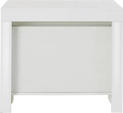 Immagine prodotto di Dmora Consolle Allungabile Anello 90x300x77h cm Bianco Lucido, 12 Posti Allungabile  Italy