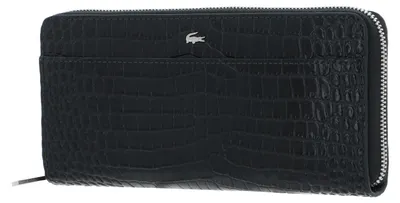 Zdjęcie produktu dla Skórzany portfel LACOSTE L Zip Wallet Sinople, ciemnozielony