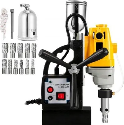 Obrázek produktu pro Magnetická vrtačka, 13dílná sada HSS kroužkových fréz