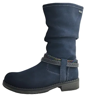 Image de Lurchi Lia : Bottes d'hiver pour filles, fermeture éclair, couleur bleue, modèle de loisirs