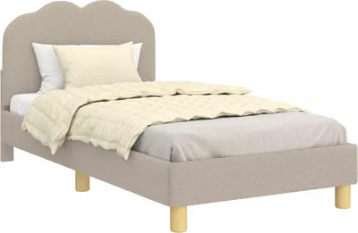 Immagine prodotto di Struttura letto bambini con testata Grigio chiaro 80 x 160 cm