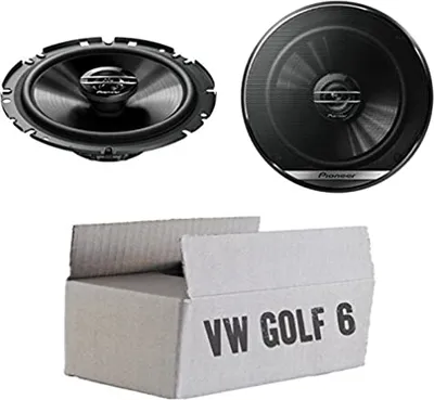 Produktbild von VW Golf 6 - Lautsprecher Boxen Pioneer TS-G1720F - 16,5cm 2-Wege Koax Koaxiallautsprecher Auto Einbausatz - Einbauset