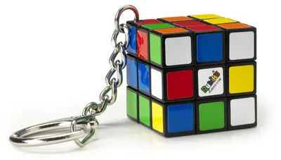Productafbeelding van Rubik's Cube 3x3 Keychain Puzzle Game - RUBIK'S - Multicolor - Adult - 2-Year Warranty