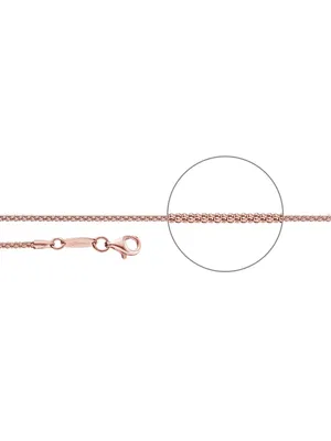 Produktbild von Der Kettenmacher C2-60R Koreaner Kette Rose vergoldet 60 cm