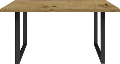 Produktbild von möbelando Esszimmertisch Küchentisch Esstisch Holztisch Speisetisch Tisch Talbert XIII Artisan Eiche/Schwarz