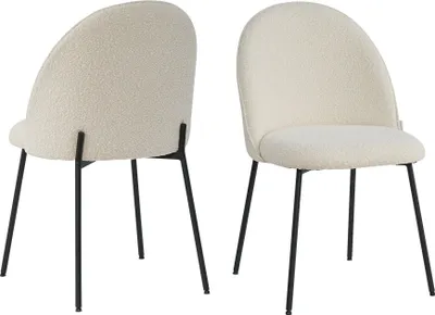 Two chairs are shown from different angles against a white background.