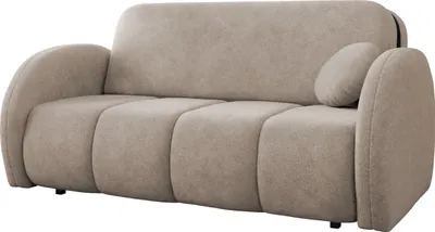 Produktbild von MIRJAN24 Schlafsofa Viva Comfy IV, Bettkasten und Schlaffunktion, Wohnzimmer, 3-Sitzer (Farbe: Velo 623)