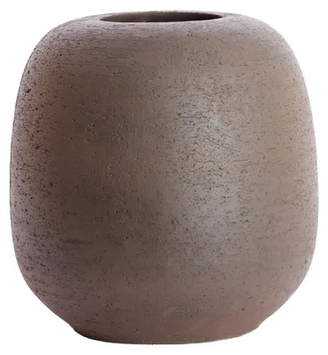 Immagine prodotto di Vaso in pietra ASTREA di Light & Living in marrone scuro - Ø40x42 cm