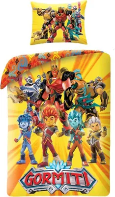 Produktbild von Gormiti Bettbezug Super Hero's 140 x 200 cm Gelb