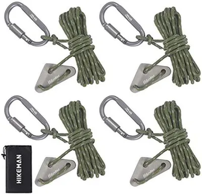 Produktbild von Famanu Zeltleine Reflektierend - 4 mm Nylon mit Aluminiumspanner für Camping