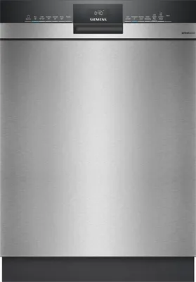 Produktbild von Siemens iQ300 SN43ES02UD, Unterbau, Standardgröße (60 cm), Gebürsteter Stahl, Edelstahl, Schwarz, Weiß, Tasten, Kabellos