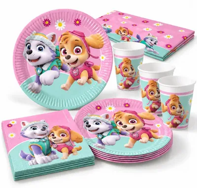 Produktbild von Paw Patrol Partyset zum Kindergeburtstag 33 tlg.