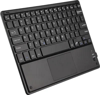 Zdjęcie produktu dla KLAWIATURA BEZPRZEWODOWA BLUETOOTH TOUCHPAD  do SAMSUNG APPLE LENOVO XIAOMI