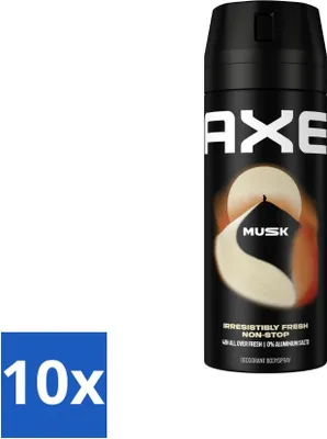 Image de Déodorant corporel Axe Musc 150 ml - Pack économique - 10 pièces