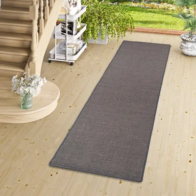 Produktbild von Sisal Natur Läufer Teppich Astra Stone Mix, Größe:100x200 cm