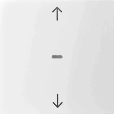 Produktbild von Berker 80961289, Knopfplatte, Weiß, Thermoplast, Berker S.1/B.x, 1 Stück(e)