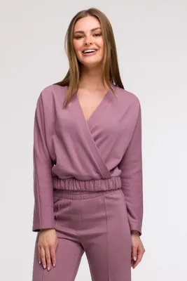 Obrázok produktu pre BeWear Dámska mikina bez zapínania Setu B292 vresova S