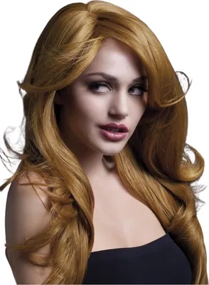 Produktbild von Beach Waves kupfer - Kostüm Perücke für Fasching