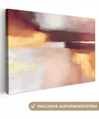 Obrázek produktu pro OneMillionCanvasses® - Obrazy na plátně - Abstraktní - Pastel, Fototapeta, Nástěnná dekorace Obývací pokoj obrazy, 30x20cm