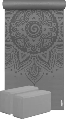 Produktbild von Yoga-Set Starter Edition - spiral mandala (Yogamatte + 2 Yogablöcke)