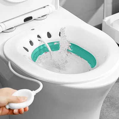 Produktbild von Sitzbadewanne, Sitzbad, Bidet-Sitz, Badewanne, Hämorrhoiden-Pflegebecken für Hämorrhoiden Wochenbettpflege Schwangere und ältere Menschen
