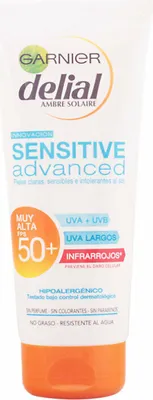 Produktbild von Garnier 3600541271692, Sunscreen milk, Gesicht & Körper, 200 ml, Röhre, Schutz, Empflindliche Haut