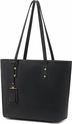 Obrázek produktu pro Dámské kabelky Tote Bags kožené velké černé Zip