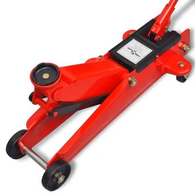 Produktbild von vidaXL Hydraulischer Wagenheber mit niedriger Aufnahme 3 Tonnen rot