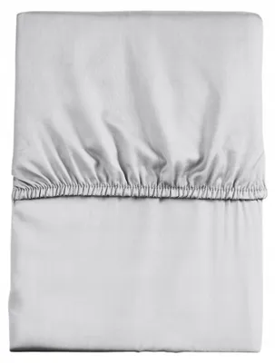 Produktbild von Adamaszek Jersey Spannbettlaken Grau 100% Baumwolle 180x200