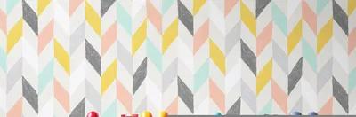 Produktbild von Coloray Fototapete 250x250 cm Latextapete Magicstick - Pastell-Herringbone-Chevron-Zusammenfassung