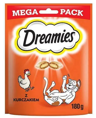 Produktbild von Dreamies 4008429092008, Snacks, Katze, Adult, Huhn, 180 g